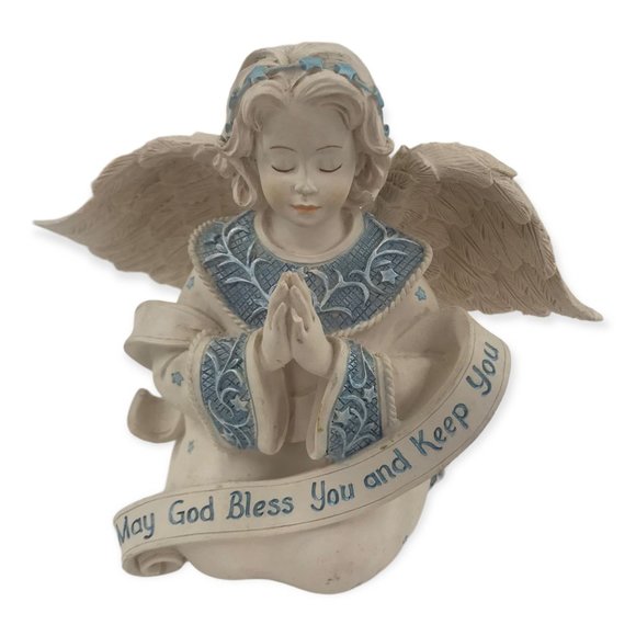 Sarah's Angels Resin Figurine ADELINE Praying May God Bless You and Keep You 200 - Picture 1 of 6
